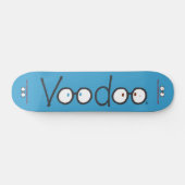 Voodoo Long Skateboard Deck (blauw) (Horizontaal)