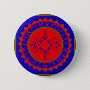 VooDoo Magik - Papa Legba Ronde Button 5,7 Cm