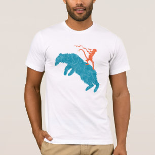 Voodoo Monkey versus Big Blue Beer T-shirt