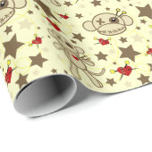 VooDoo Monkey Wrapping Paper Cadeaupapier (Rol Hoek)