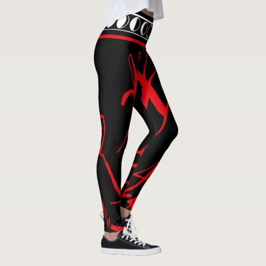 VooDoo Moon Devil Goth Leggings (Droite)