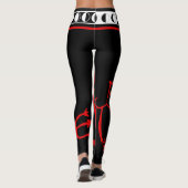 VooDoo Moon Devil Goth Leggings (Dos)
