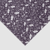 "Voodoo"-patroon Tissuepapier (Detail)