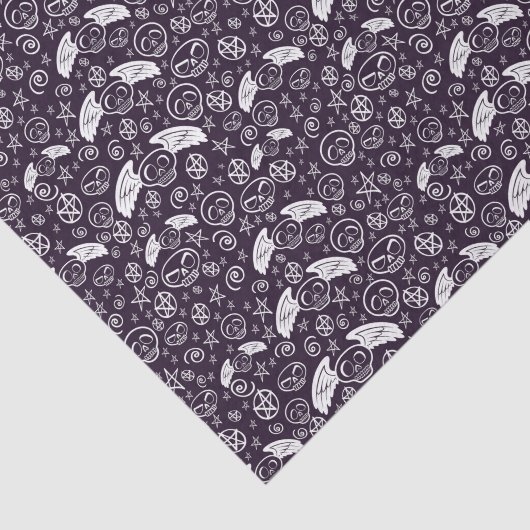 "Voodoo"-patroon Tissuepapier (Detail)