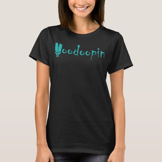 Voodoo Pin Blauwgroen T-shirt (Voorkant)