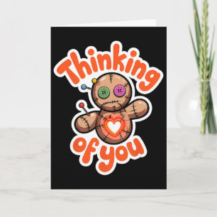 Voodoo-pop Cute Donkere Humor Liefde Sarcastisch H Kaart