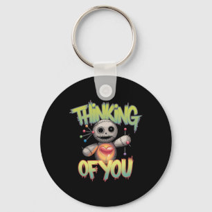 Voodoo-pop Cute Donkere Humor Liefde Sarcastisch H Sleutelhanger
