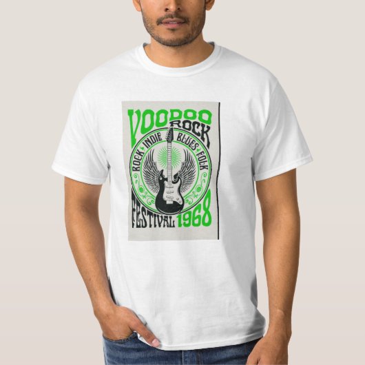 Voodoo rock festival 1968 t-shirt (Voorkant)