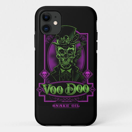 VooDoo-slangenolie Skeleton Case-Mate iPhone Case (Achterkant)