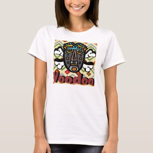 Voodoo Spell Mask T-shirt (Voorkant)