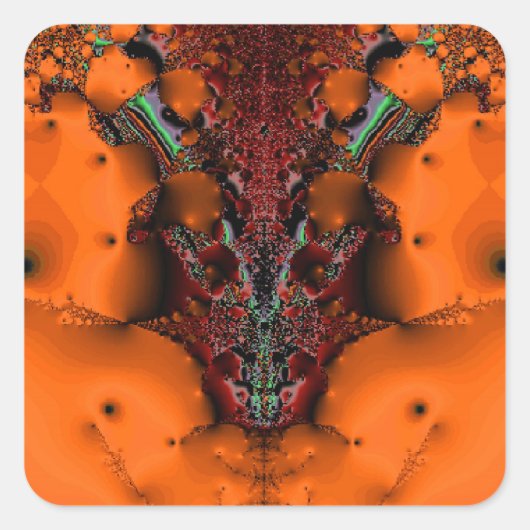 Voodoo Spirit Vierkante Sticker (Voorkant)