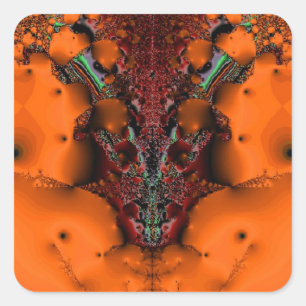 Voodoo Spirit Vierkante Sticker