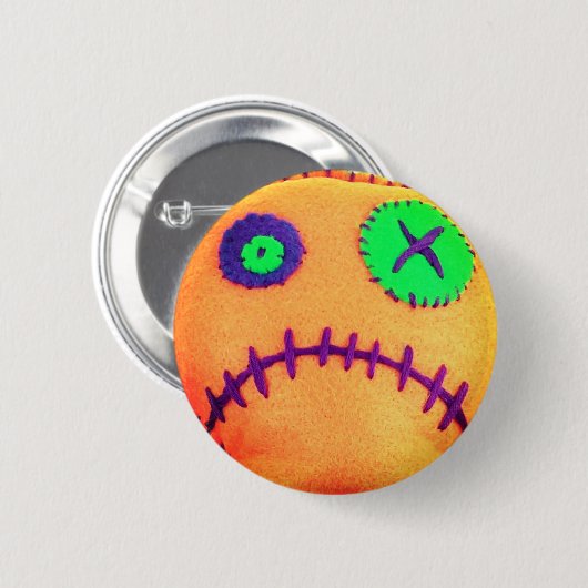 Voodoo Tangerine Ronde Button 5,7 Cm (Voorkant /achterkant)