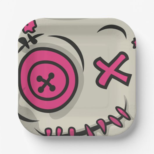 Voodoo Token 7" Vierkant Papier Bord (Voorkant)