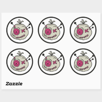Voodoo Token Classic Ronde Stickers