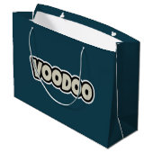 Voodoo Token Gift Bag - Groot, Glanzend Groot Cadeauzakje (Achterkant Gekanteld)