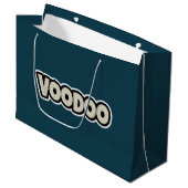Voodoo Token Gift Bag - Groot, Glanzend Groot Cadeauzakje (Voorkant Gekanteld)