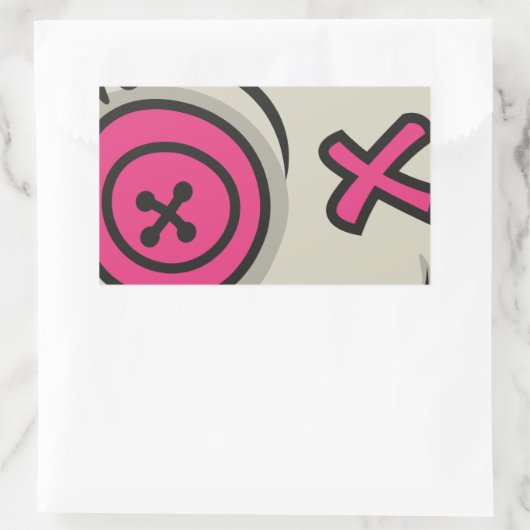 Voodoo Token Rectangle Stickers (Tas)