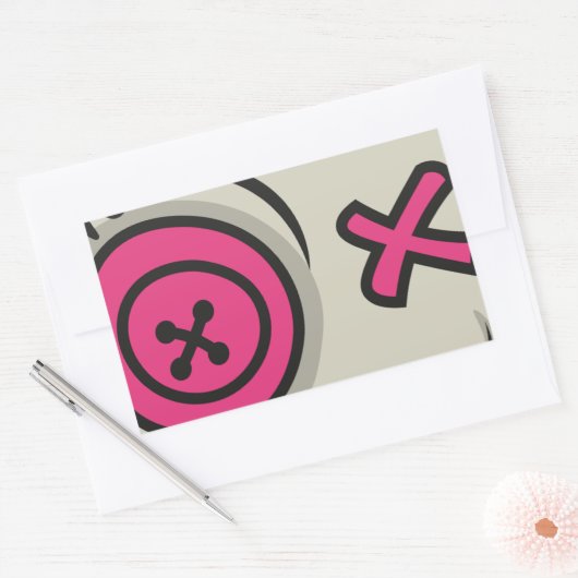 Voodoo Token Rectangle Stickers (Envelop)