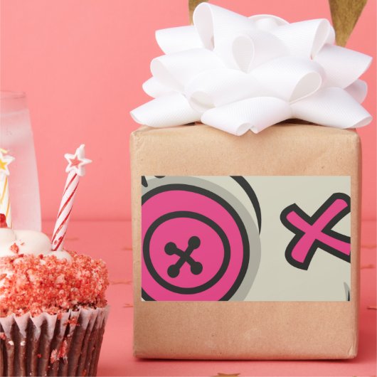 Voodoo Token Rectangle Stickers (Feest)