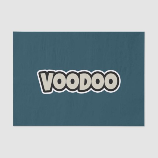 voodoo token tissue tissuepapier (Voorkant)