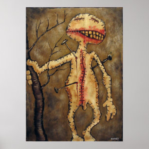 "Voodoo Town #11" poster Angry Johnny