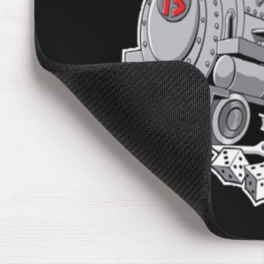 Voodoo Train Mousepad Muismat (Hoek)