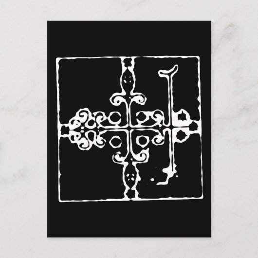 Voodoo Vévé voor Papa Legba Briefkaart (Voorkant)