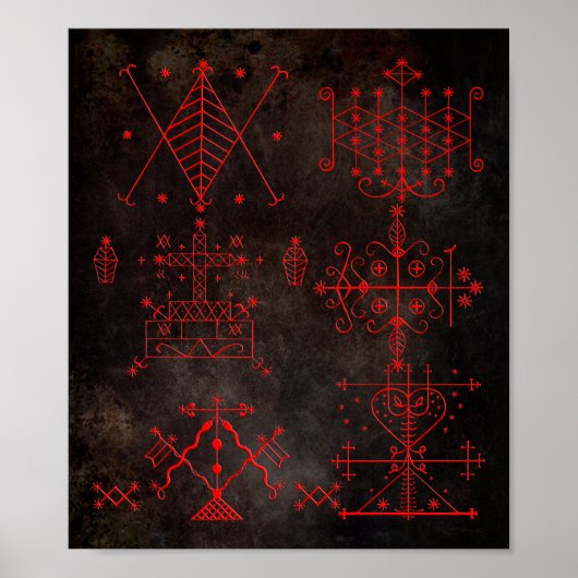 Voodoo Veves Print (Voorkant)