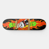 Voodoschedel Skateboard (Horizontaal)