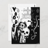 voodou briefkaart (Voorkant / Achterkant)