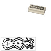 VooDou Serpents Rubber Stamp Rubberstempel (Gestempeld)
