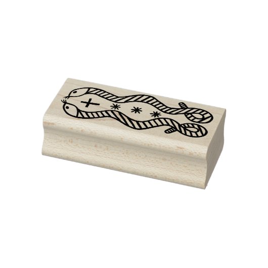 VooDou Serpents Rubber Stamp Rubberstempel (Stempel)