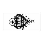 VooDou Veve "Love Heart" Rubber Stamp Rubberstempel (Afrduk)