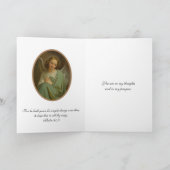 voogd engel religieus kind Schrift Kaart (Binnen)