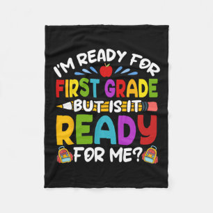 Voor 1e klas terug naar school leraren student fleece deken