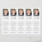 Voor | 2x7 DIY Funeral Bladwijzer Sjabloon (Voorkant)