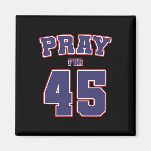 Voor 45 President Trump 2020 Patriottisch Amerikaa Magneet