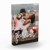 Voor | Aangepaste bruiloft of Jubileum Fotoblokken (Links)