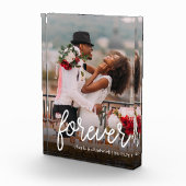 Voor | Aangepaste bruiloft of Jubileum Fotoblokken (Rechts)