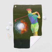 Voor! Aangepaste Golfhanddoeken voor elke speler Golfhanddoek (Insitu)