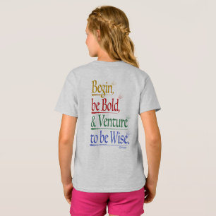 Voor & achter - Magische Horace Quote Kinder T-shi T-shirt
