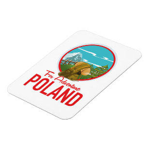 Voor Adventure Poland Travel logo Magneet