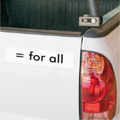 = voor allen bumpersticker (Op Truck)