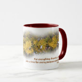 Voor alles is er een reden mok (Voorkant rechts)