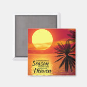 Voor alles is er een seizoen (Prediker 3:1) Magneet (Voorkant / Achterkant)