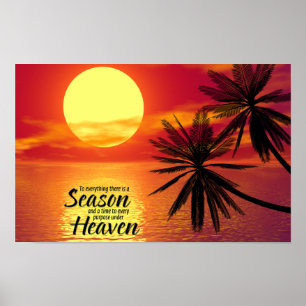Voor alles is er een seizoen (Prediker 3:1) Poster