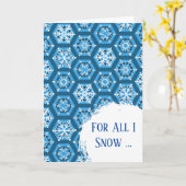 Voor alles Sneeuwvriendschap Snowflakes en Snowbal Kaart (Gele Bloem)