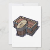 Voor Alms Box Invitation Kaart (Voorkant)