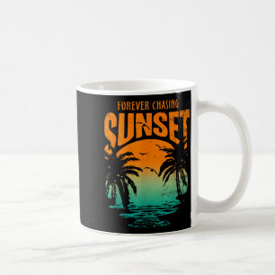 Voor altijd achter de zonsondergang Workout Zomer Koffiemok